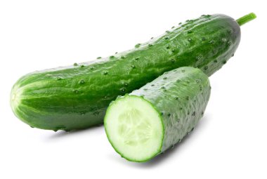 salatalık ve dilimleri