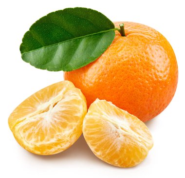 mandalina ile yapraklar