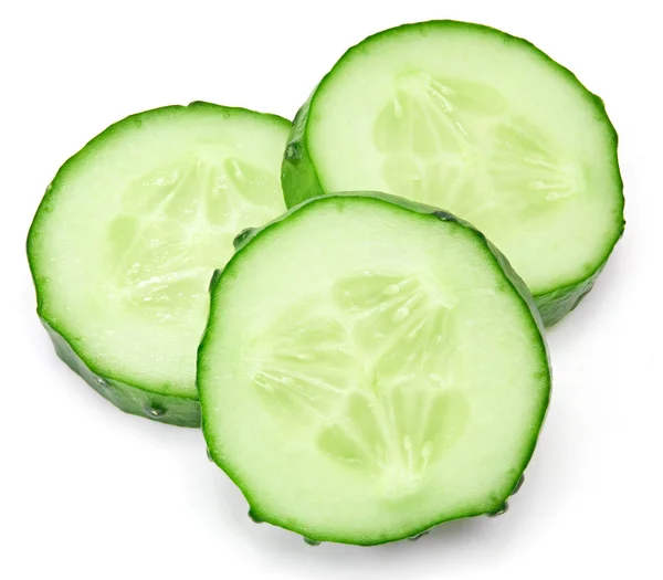 Cucumber and slices — Stock Photo, Image