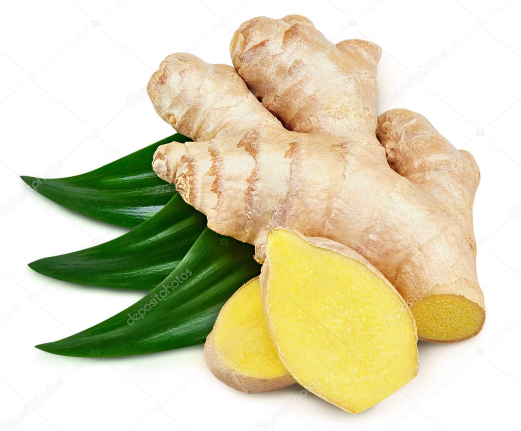 Ginger Isolated on a white