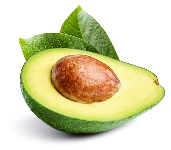 Avocado geïsoleerd op wit — Stockfoto