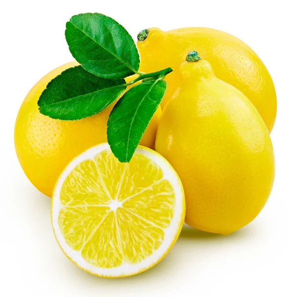 Lemon fruit leaf — Stock Photo, Image