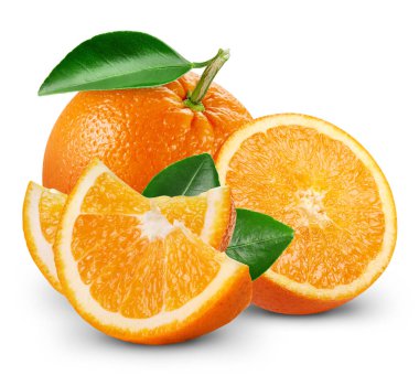 yaprak ile turuncu meyveler
