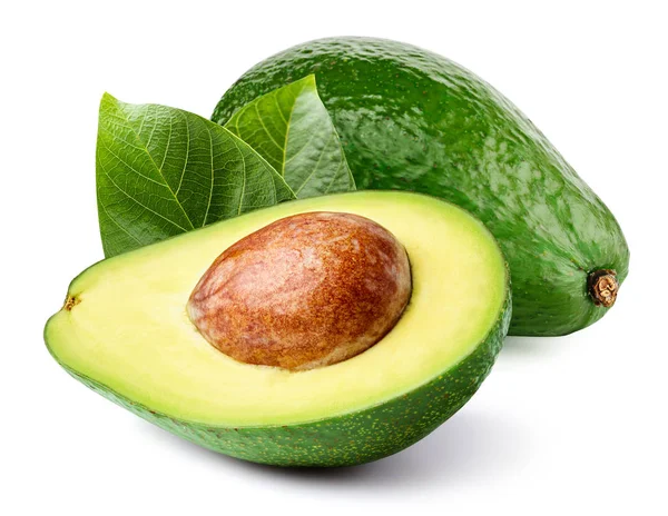 Avocado isolated on white — Stock Photo, Image