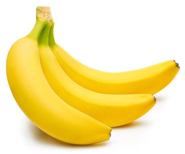 Bunch of bananas isolated