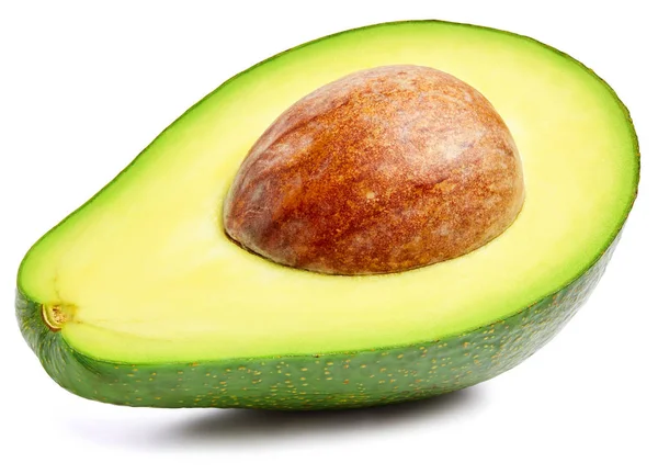 Avocado geïsoleerd op wit — Stockfoto