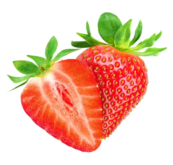 딸기 반 절연 — 스톡 사진