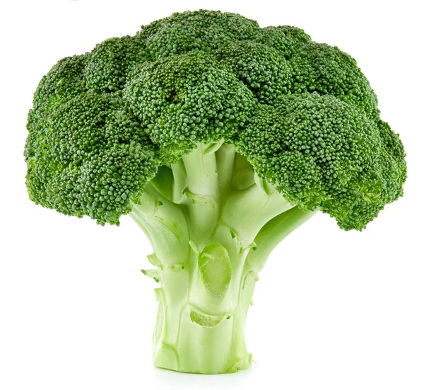 Syrové brokolice, samostatný — Stock fotografie