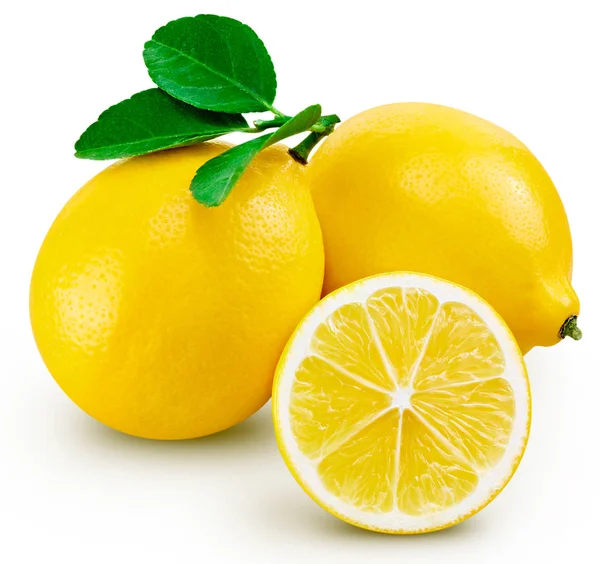 Limon meyve yaprak — Stok fotoğraf