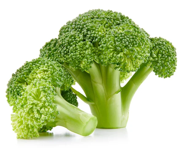 Çiğ brokoli izole — Stok fotoğraf