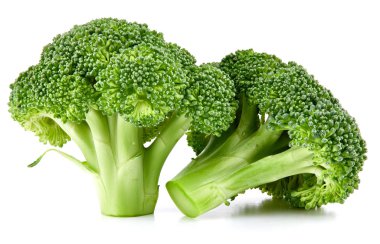 raw broccoli isolated clipart