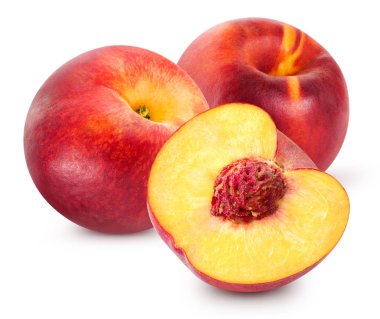 Şeftali meyve izole