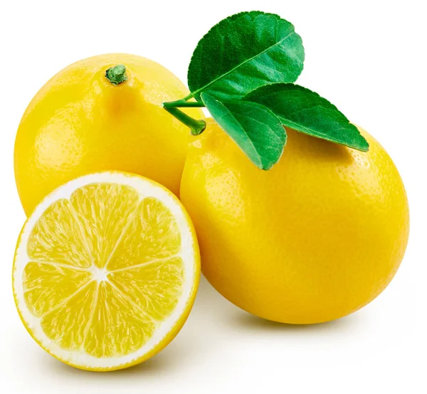 레몬 과일 잎 — 스톡 사진