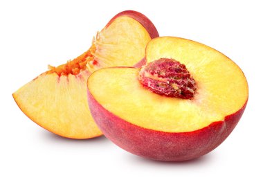 Şeftali meyve izole