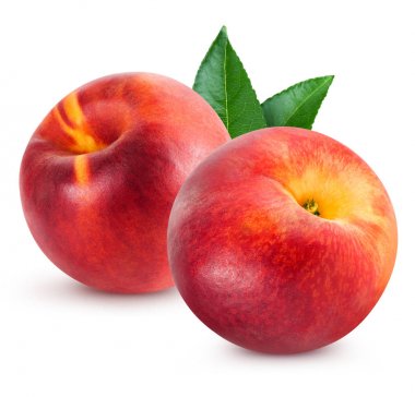 Şeftali meyve izole