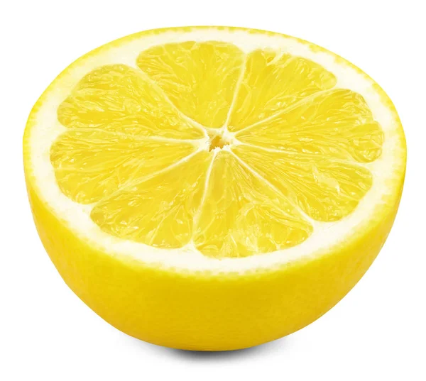 Limón medio aislado —  Fotos de Stock