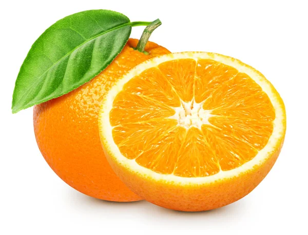 Стиглі апельсин ізольовані — стокове фото