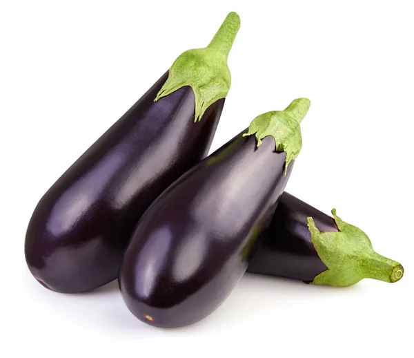 Aubergine isolée sur blanc — Photo