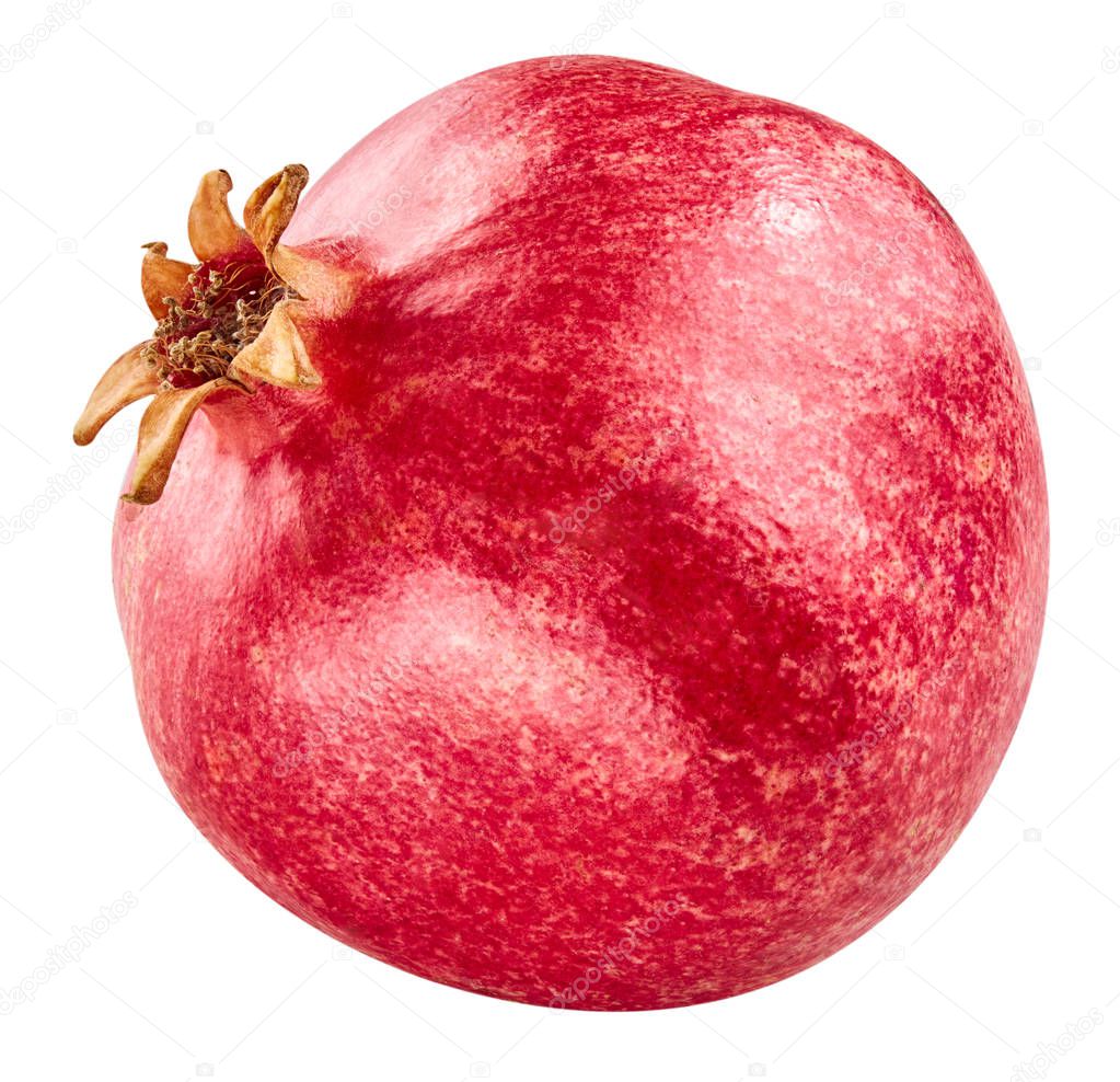 pomegranate fruit isolated