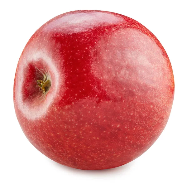 Una manzana roja madura aislada sobre fondo blanco —  Fotos de Stock