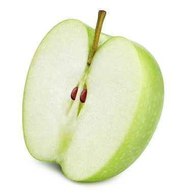 Apple beyaz arkaplanda yarı izole