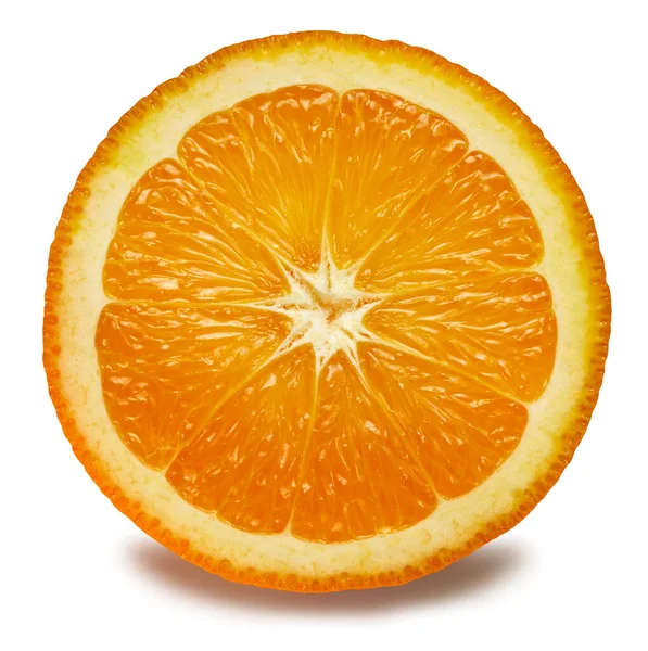 Narancs elszigetelt fehér háttér — Stock Fotó