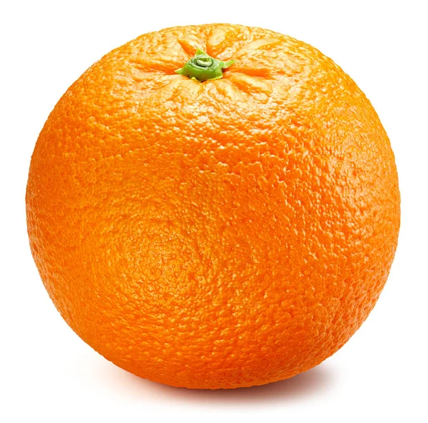 橙色在白色背景上被隔离 橘子采摘路径 橙子果 — 图库照片