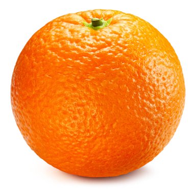 Beyaz arkaplanda turuncu izole edilmiş