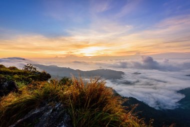 Sunrise Phu Chi Fa Forest Park, Tayland