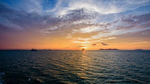 Günbatımı denize Tayland — Stok fotoğraf