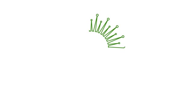 アニメーション抽象ウイルス株モデル コロナウイルス細胞とスポット 中国の呼吸器コロナウイルスの原因物質2019 Ncv パンデミック リスク サーズアニメを描く グラフィックビデオ 4K動画アニメーション — ストック動画