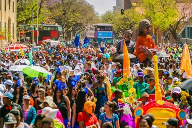 09/24/2016, Pretoria, Güney Afrika, yüzen ve süslü elbise, Pretoria, Gauteng karnaval kostümleri