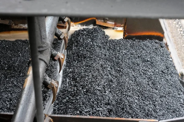 Equipos Industriales Utilizados Para Lavado Procesamiento Del Carbón Después Extracción — Foto de Stock