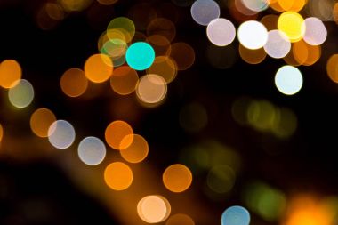 Bokeh bulanık ışıklar tasarım deseni 