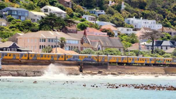 Cape Town Güney Afrika Ekim 2019 Kalk Körfezi Liman Kasabası — Stok video