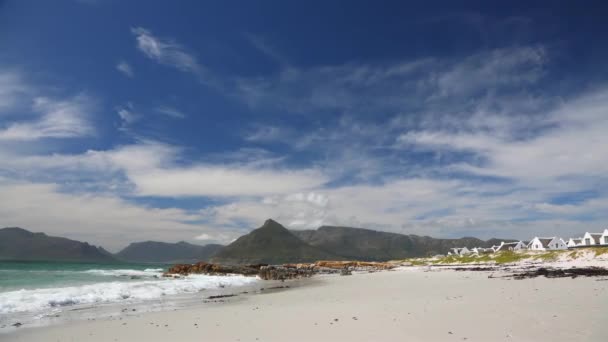 Kapstaden Sydafrika November 2019 Time Lapse Video Long Beach Vetter — Stockvideo