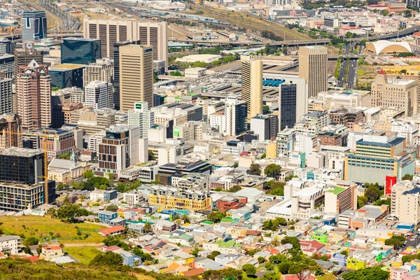 Vue surélevée du Cap Afrique du Sud Central Business Distric — Photo