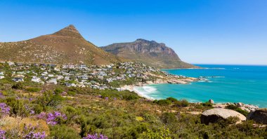 Llandudno plajı ve Cape Town sahil kasabası