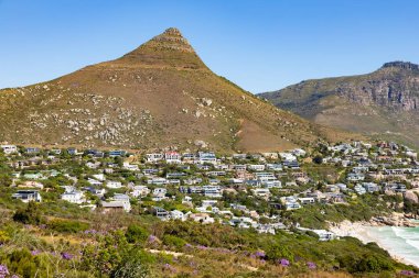 Llandudno plajı ve Cape Town sahil kasabası
