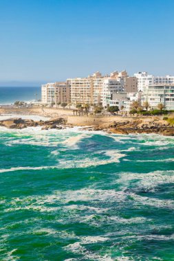 view of Bantry Bay and  apartments in Cape Town South Africa