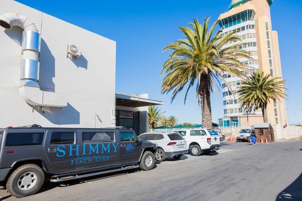 南非开普敦 2019年10月13日 位于V A海滨港的Shimmy海滩俱乐部门外入口 — 图库照片