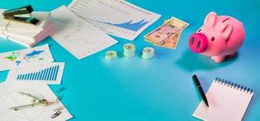 Yüksek açı üstten görünüm paylamak yatıyordu işletme finansı ve düzeni kavramı yatırım