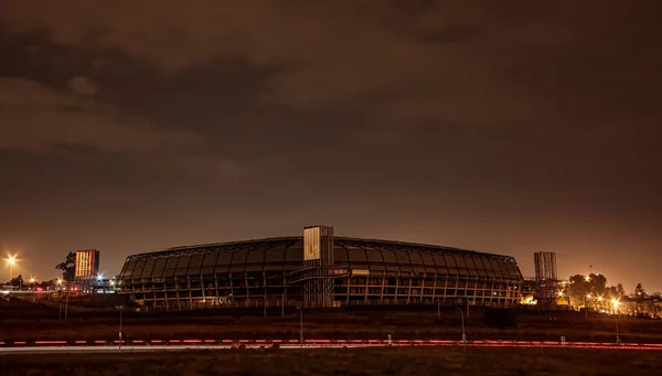 南アフリカのソウェト 2011年3月26日 ソウェトのオーランド サッカー スタジアムは 地球の時間帯に消灯します — ストック写真