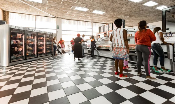 Middleburg Sudáfrica Febrero 2015 Interior Una Carnicería Casi Vacía Deli — Foto de Stock