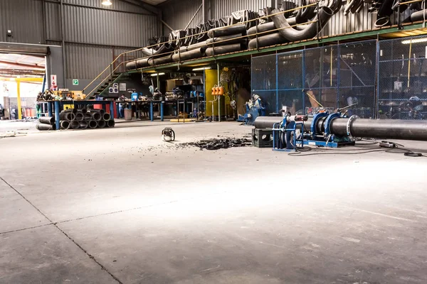 Rustenburg South Africa Лютого 2015 Порожнє Виробництво Сталі Труб Фабрика — стокове фото