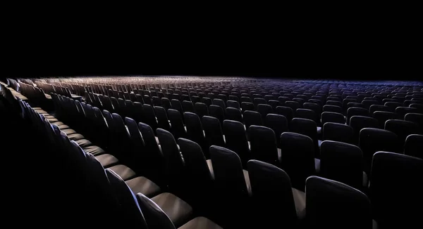 Reihen Leerer Stühle Großen Konferenzsaal Für Firmenkongresse Oder Vorträge — Stockfoto