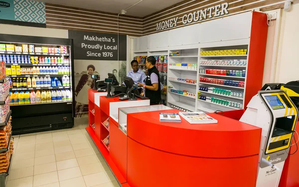 Soweto Afrique Sud 1Er Décembre 2016 Comptoir Service Caisse Épicerie — Photo