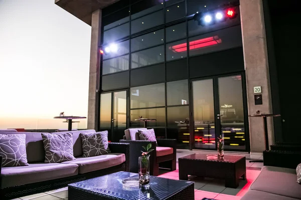 Johannesburg South Africa June 2015 Exterior Rooftop Lounge Bar Corporate — Stock Photo, Image