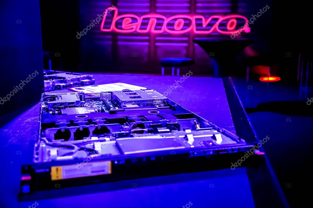 Johannesburg, South Africa - May 7, 2015: Inside Interior of a Lenovo ThinkServer media launch event