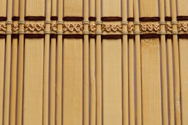 Çizgili bambu dokusu, yakın görünüm